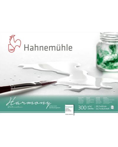 Скицник Hahnemuhle Harmony - А3, горещо пресована хартия, 12 листа - 1