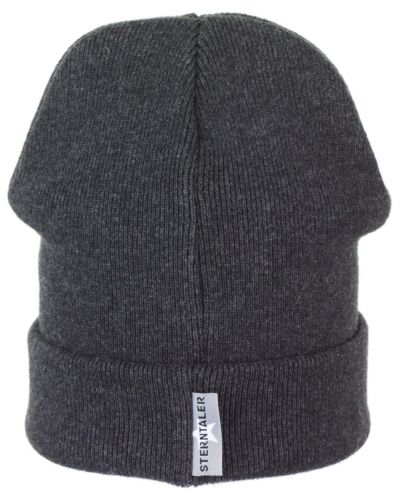 Скейтърска шапка от органичен памук Sterntaler - 53 cm, 2-4 г, сива - 2
