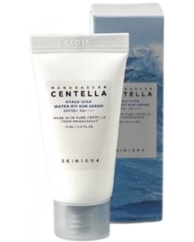 Skin 1004 Madagascar Centella Hyalu-Cica Слънцезащитен серум, SPF50+, 15 ml - 2