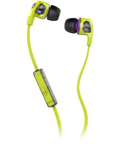 Слушалки с микрофон Skullcandy - Smokin' Buds 2, лилави