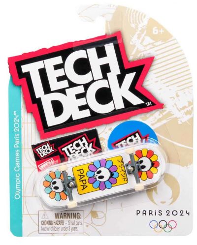 Скейтборд за пръсти Tech Deck - Papa, Paris 2024 - 1