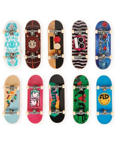 Скейтборди за пръсти Tech Deck - DLX PRO, 10 броя - 1