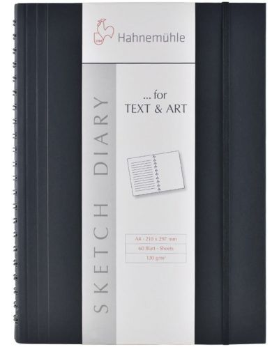 Скицник Hahnemuhle Text & Art - A4, 60 листа - 1