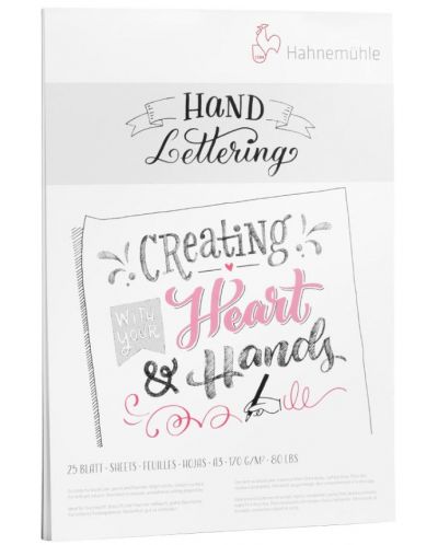 Скицник Hahnemuhle Hand Lettering - A5, 25 листа - 1