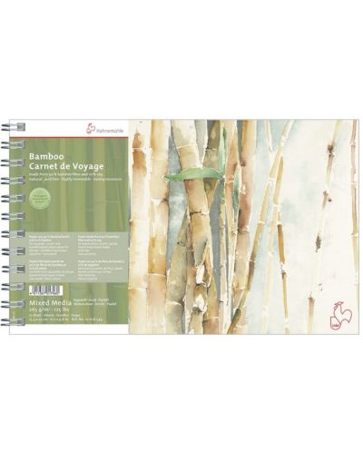 Скицник със спирала Hahnemuhle Bamboo - A5, 15 листа - 1