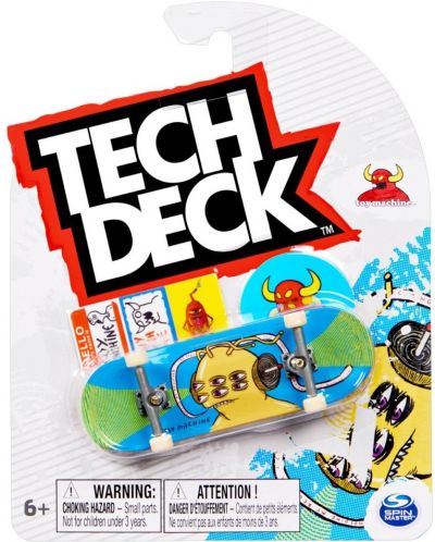 Скейтборд за пръсти Tech Deck Toy machine, зелен Отлична цена