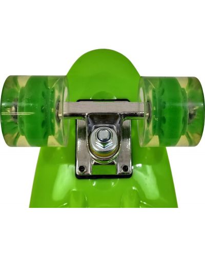 Скейтборд Maxima - със светещи колела, 56 х 15 х 10 cm, зелен - 2