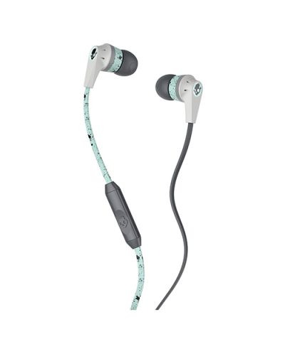 Слушалки Skullcandy - Ink'd 2.0, сиви/зелени