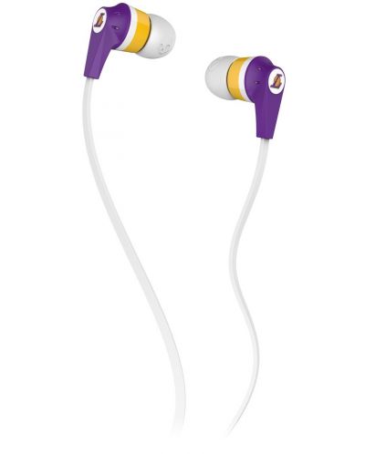 Слушалки Skullcandy - Ink'd 2.0 Lakers, бели