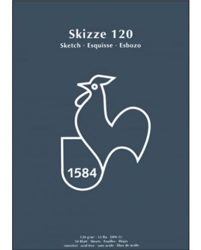 Скицник Hahnemuhle Skizze 120 - A3, 50 листа - 1