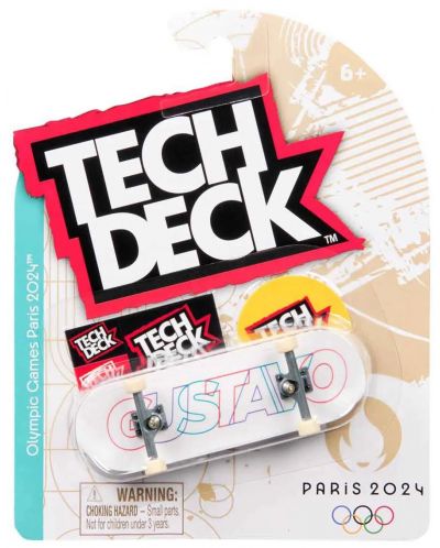 Скейтборд за пръсти Tech Deck - Gustavo, Paris 2024 - 1