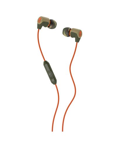 Слушалки Skullcandy - Riff Mobility, зелени/оранжеви