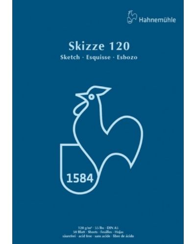 Скицник Hahnemuhle Skizze 120 - A5, 50 листа - 1
