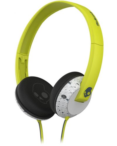 Слушалки Skullcandy - Uprock, жълти/сиви