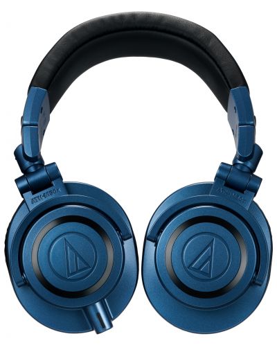 Слушалки Audio-Technica - ATH-M50xDS, черни/сини - 4