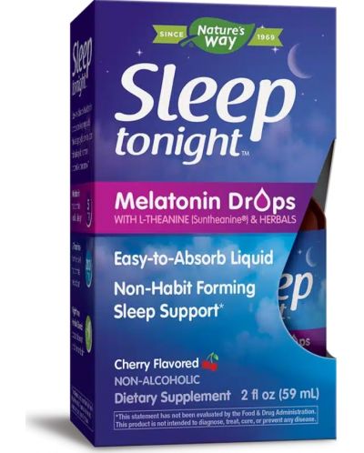 Sleep Tonight Капки, череша, 59 ml, Nature’s Way - 1