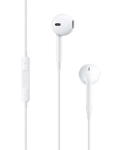 Слушалки с микрофон Apple - EarPods 3.5 mm 2017, бели - 2