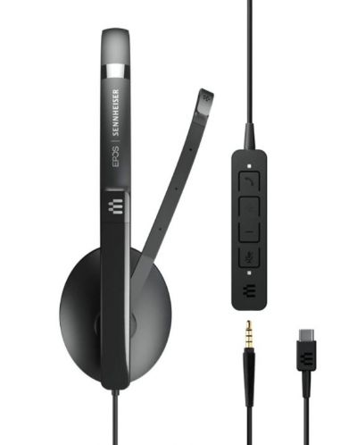 Слушалки с микрофон Sennheiser - EPOS Adapt 165, USB-C, черни - 5
