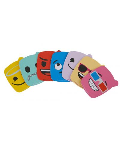 Детски слушалки Emoji - Flip n Switch, многоцветни - 5