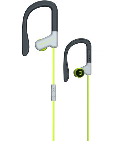 Слушалки с микрофон Energy Sistem - Earphones Sport 1 Mic, жълти - 3