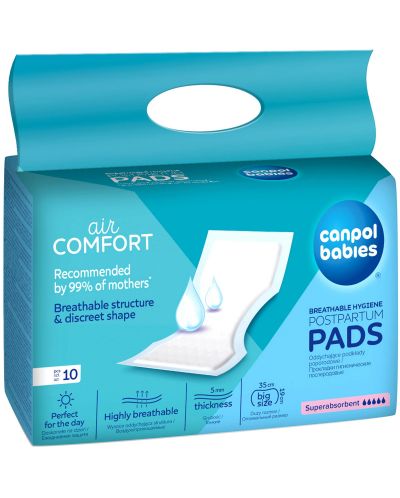 Следродилни хигиенни превръзки Canpol - 10 броя