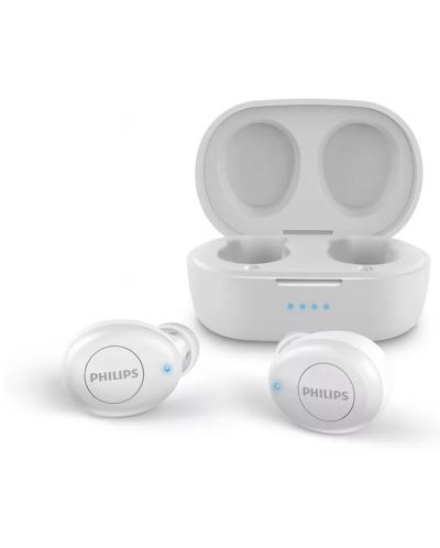 Безжични слушалки Philips - TAT2205, TWS, бели - 3