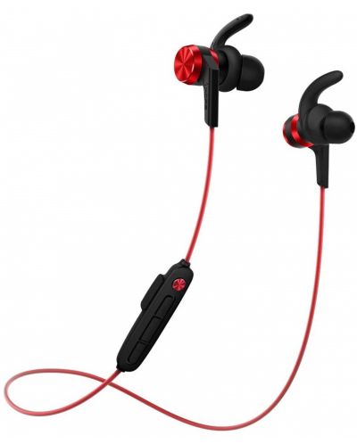 Спортни слушалки с микрофон 1more - iBFree, червени/черни - 1