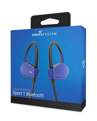 Слушалки с микорфон Energy Sistem - Sport 1 Bluetooth, сини - 5
