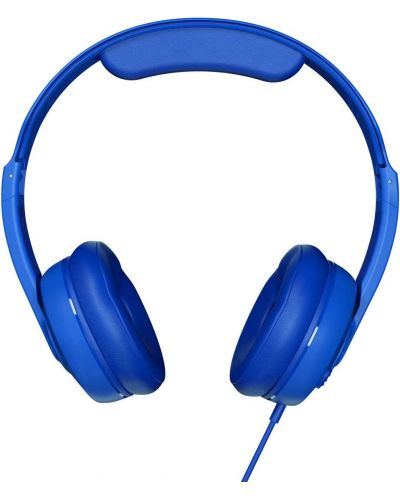 Детски слушалки с микрофон Skullcandy - Cassette Junior, сини - 5