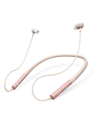 Безжични слушалки Energy Sistem - Earphones Neckband 3, Rose Gold - 1