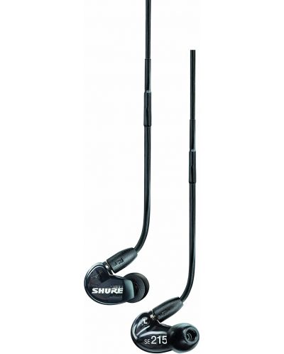 Слушалки Shure - SE215 Pro, черни - 1