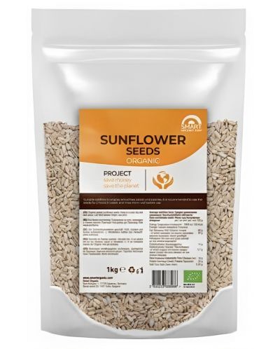 Слънчоглед, белен, 1 kg, Smart Organic - 1