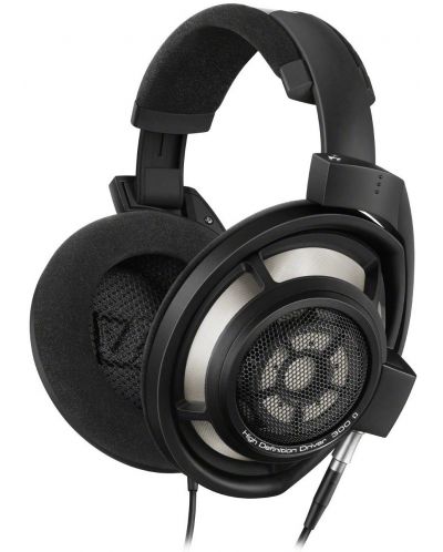 Слушалки Sennheiser - HD 800 S, черни/златисти - 1