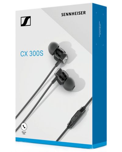 Слушалки с микрофон Sennheiser - CX 300S, черни - 3