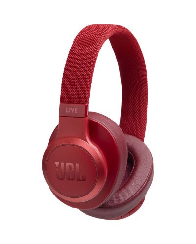 Безжични слушалки с микрофон JBL - Live 500BT, червени - 1