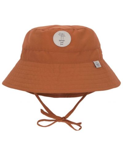 Слънцезащитна шапка с периферия Lassig - Splash & Fun, Rust, размер 43/45, 3-6 м - 1