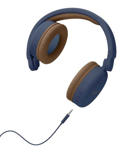 Безжични слушалки с микрофон Energy Sistem - Headphones 2 Bluetooth, сини - 5
