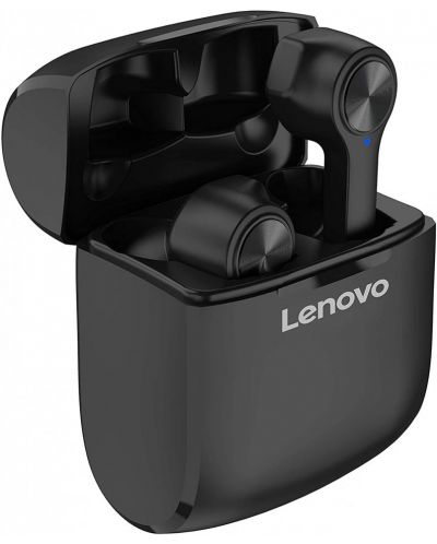 Безжични слушалки Lenovo - HT20, TWS, черни - 1