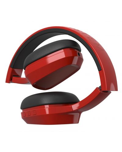 Безжични слушалки с микрофон Energy Sistem - Headphones 1 BT, червени - 4