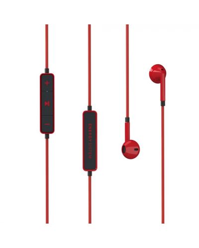 Слушалки с микрофон Energy Sistem - Earphones 1, червени - 3