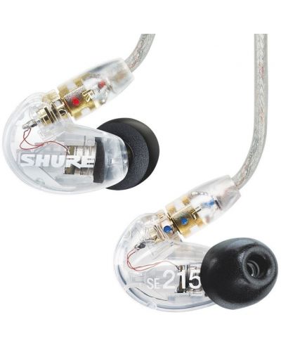 Слушалки Shure - SE215 Pro, прозрачни - 2