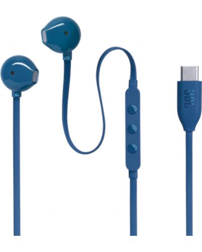 Слушалки с микрофон JBL - Tune 305C USB-C, сини - 4