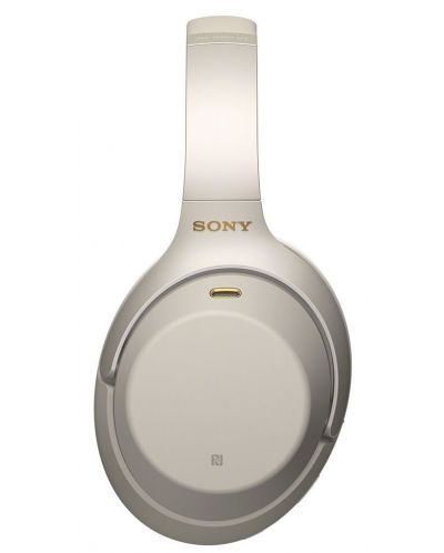 Безжични слушалки Sony - WH-1000XM3, сребристи - 4