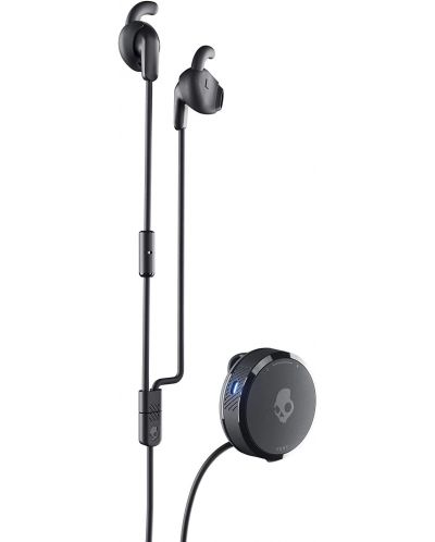 Безжични слушалки с микрофон Skullcandy - Vert Clip, черни - 1