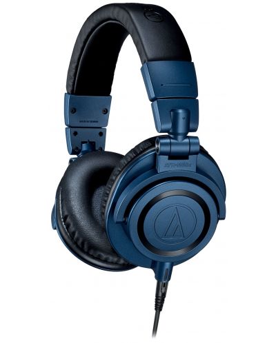 Слушалки Audio-Technica - ATH-M50xDS, черни/сини - 1