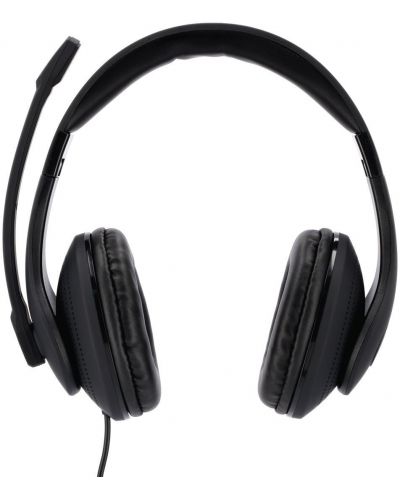 Слушалки с микрофон Hama - HS-USB300, черни - 2