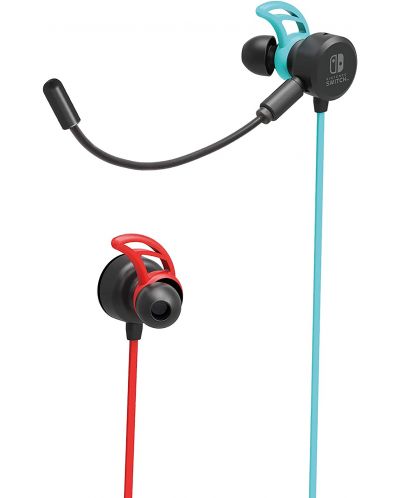 Слушалки Hori - Gaming Earbuds Pro with Mixer (Nintendo Switch) - 1