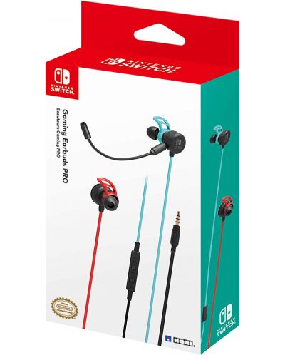 Слушалки Hori - Gaming Earbuds Pro with Mixer (Nintendo Switch) - 6