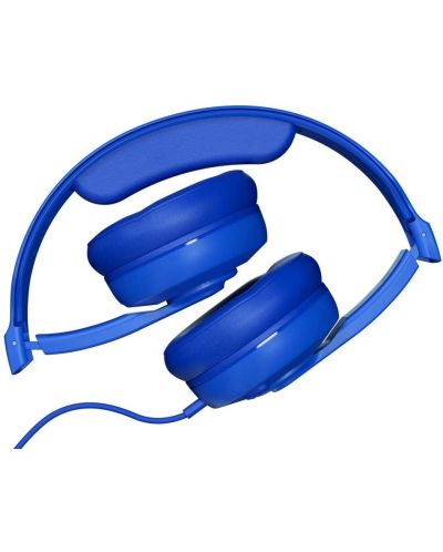 Детски слушалки с микрофон Skullcandy - Cassette Junior, сини - 6