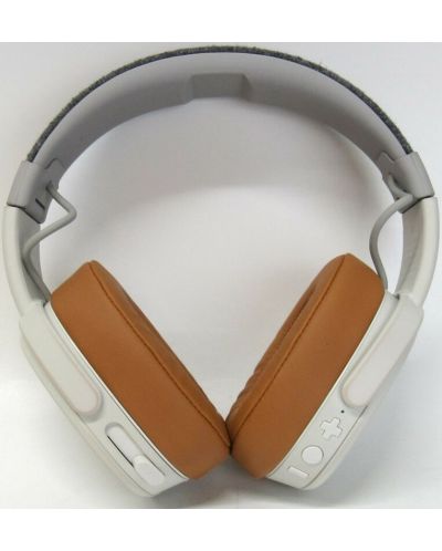 Безжични слушалки с микрофон Skullcandy - Crusher Wireless, Gray/Tan - 3